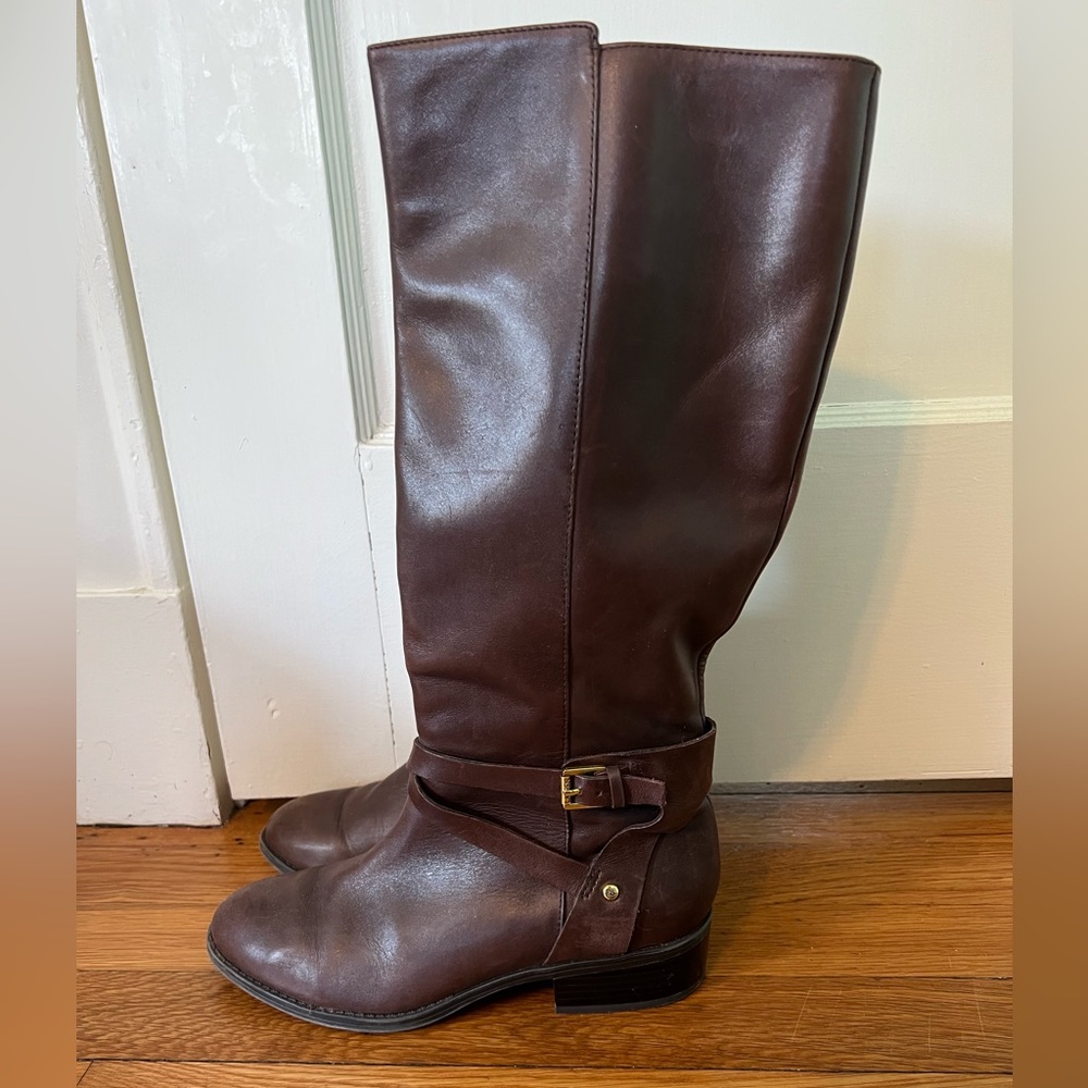 Ralph Lauren tall leather boots